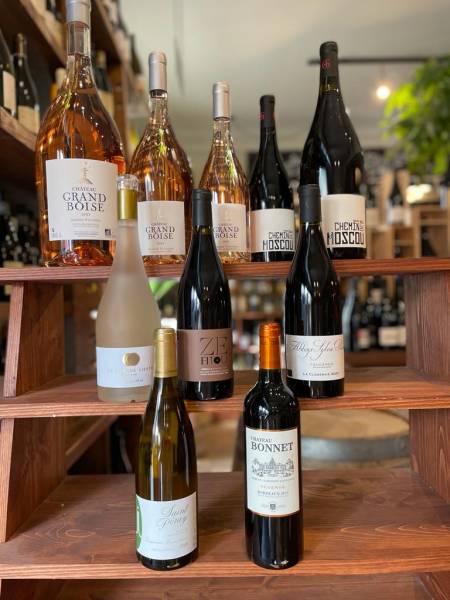 bouteilles repas de pâques