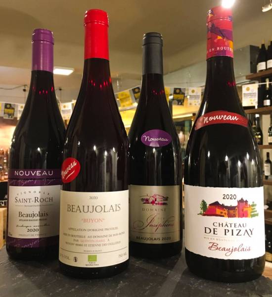 Beaujolais Nouveau 2020 : 4 domaines différents à retrouver au Brass'in !!