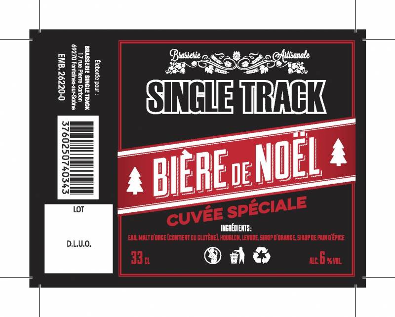 Sortie de la Single Track de Noël : Mercredi 27 Novembre 2019